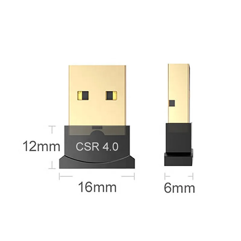Мини USB Bluetooth-ключ CSR 4 0 беспроводной адаптер синий зуб передатчик и