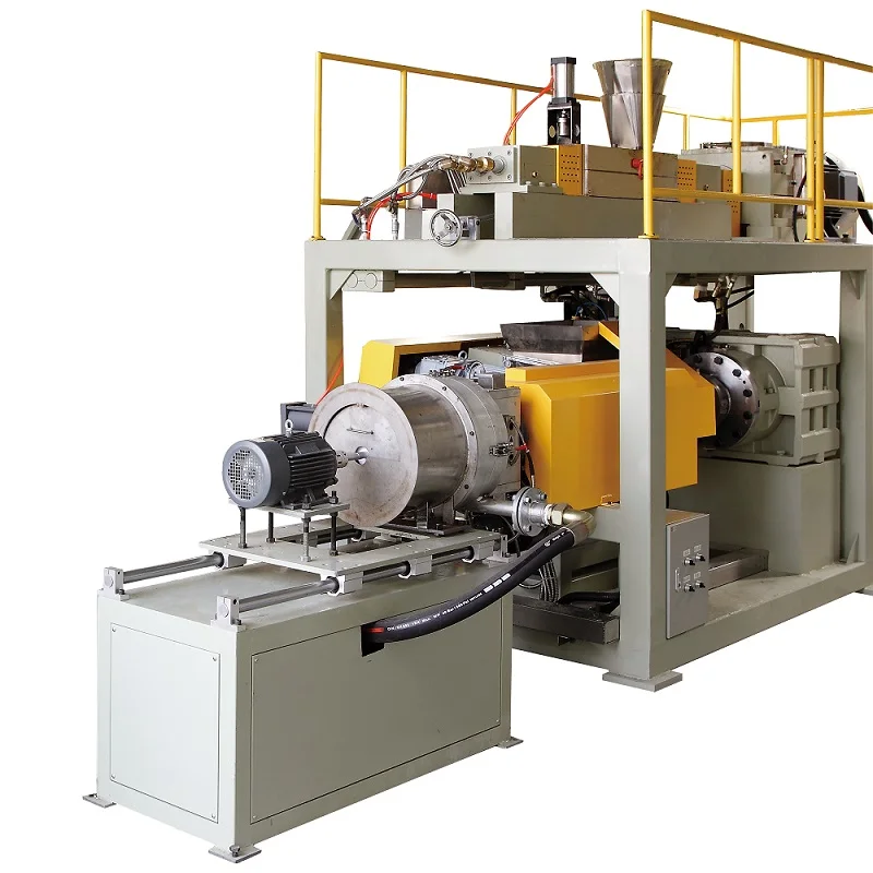 Rubber and plastic extruder PVA PP PE filler masterbatch pelletizing granulating machine