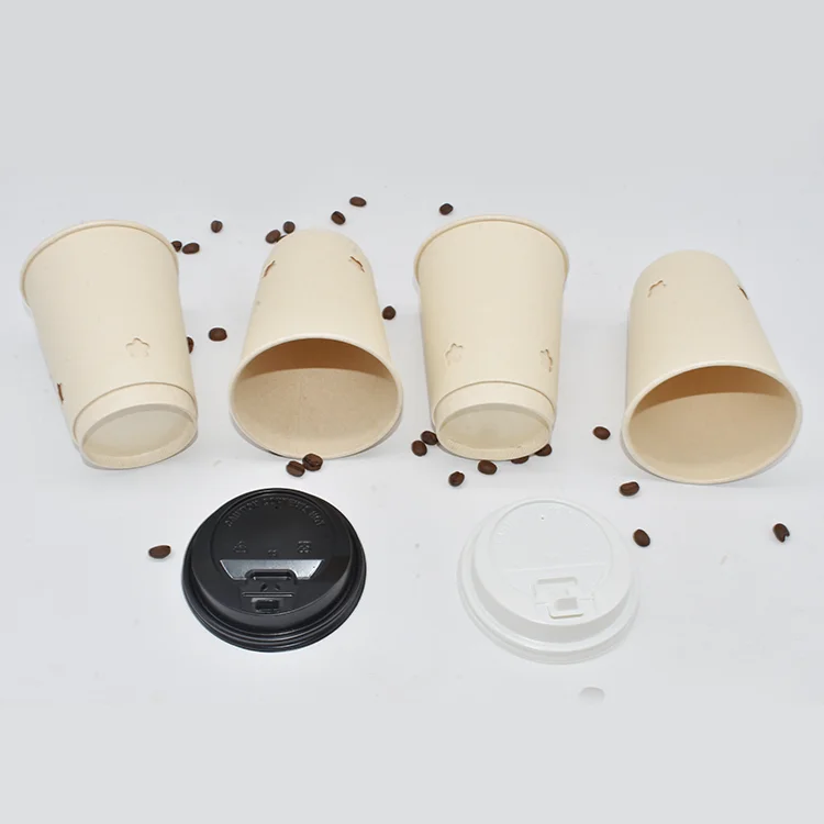 Soup Flower Hot Eco 2.5OzPrintig Uv Pe Milk Tea Square Coated Ktaft Personal Fan Ripple Blank Styrofoam CoffeE Paper Cups