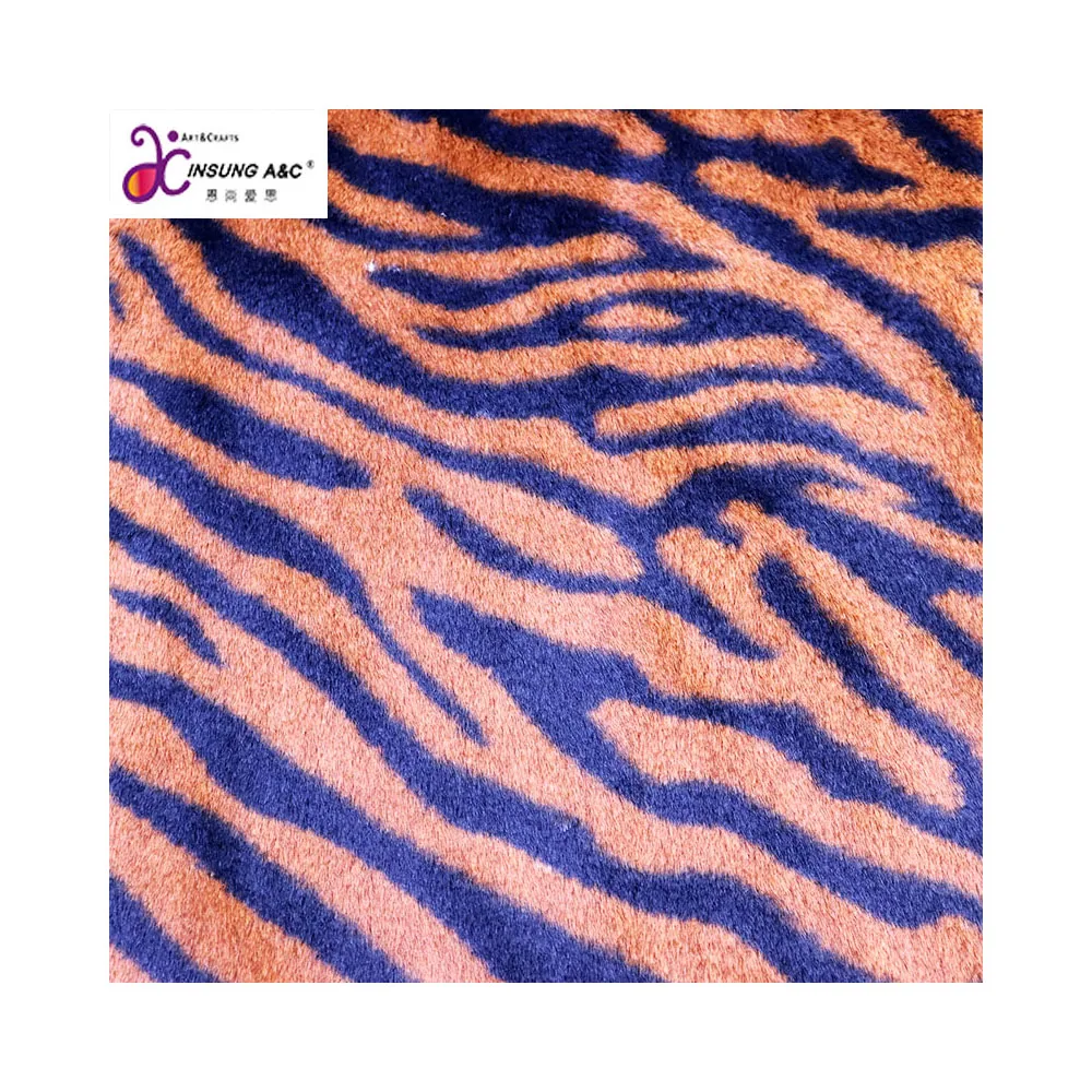 Hot Sale Soft  Make-to-order Printed Artificial Rabbit Fur Fabric for Soft Cover