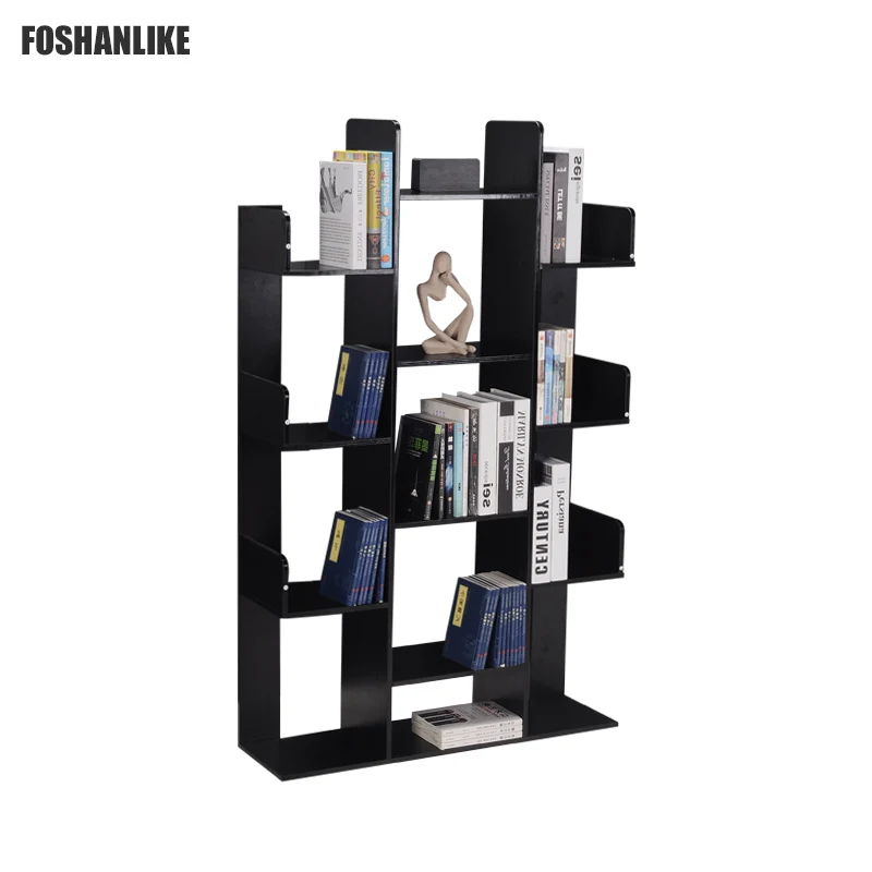 Простой дизайн, деревянная книжная полка, современный книжный шкаф, деревянная полка для дома