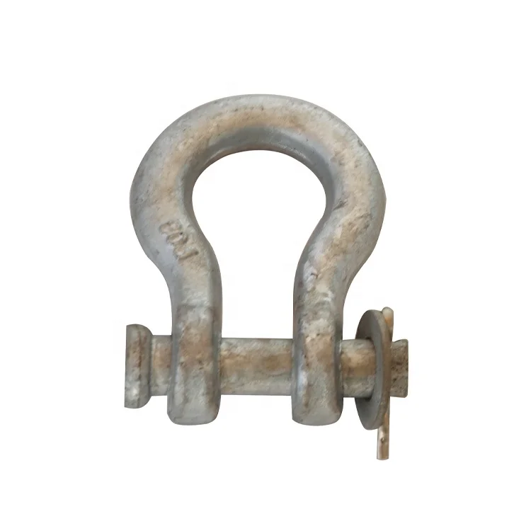 Hot Sale Factory Outline Electric Power Fittings Galvanized Metal D Shackle