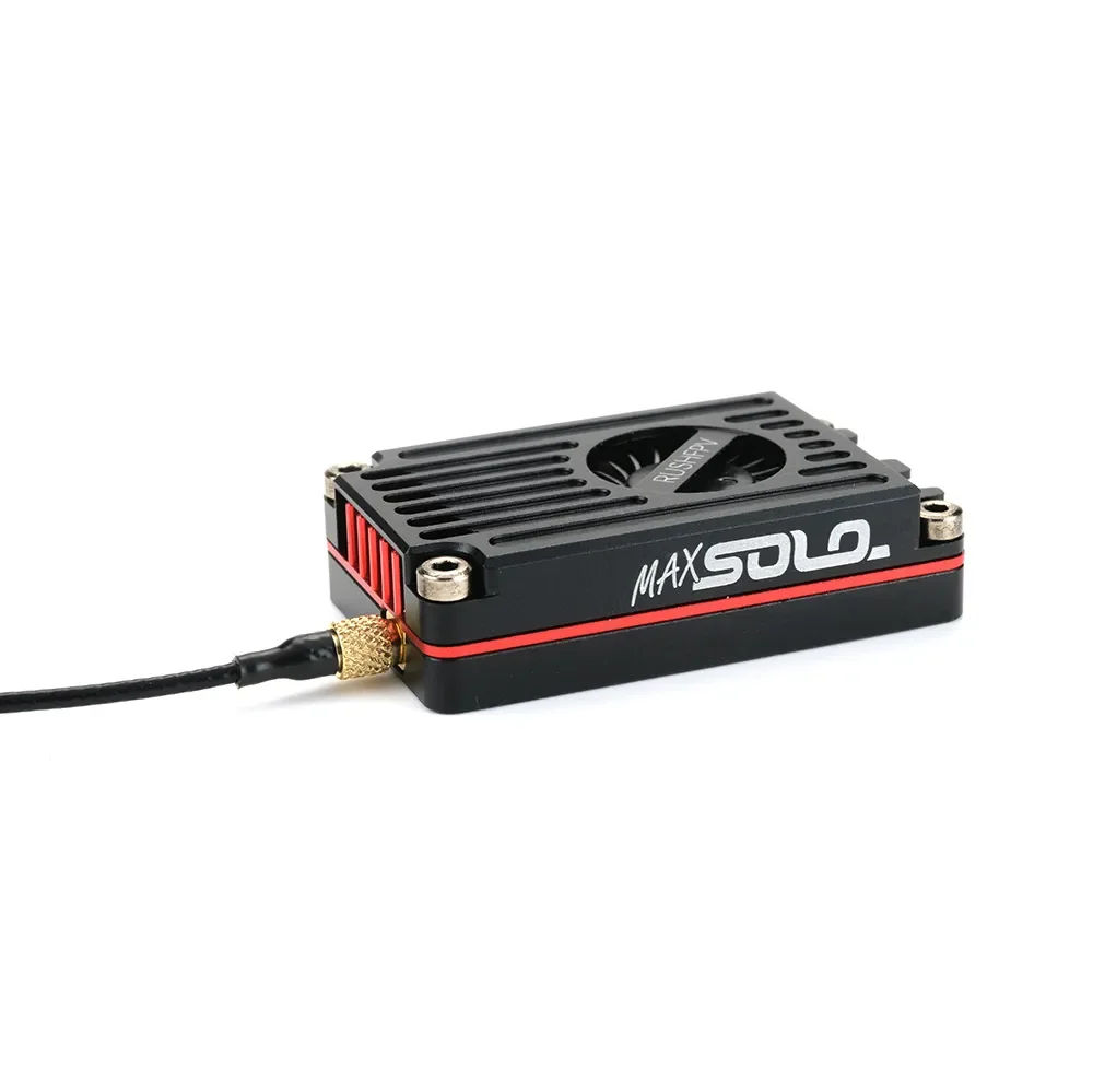 RUSHFPV MAX SOLO Video Transmitter VTX 2.5W high-power CNC housing inner Fan FPV fixed-wing long-distance drones fpv drone vtx