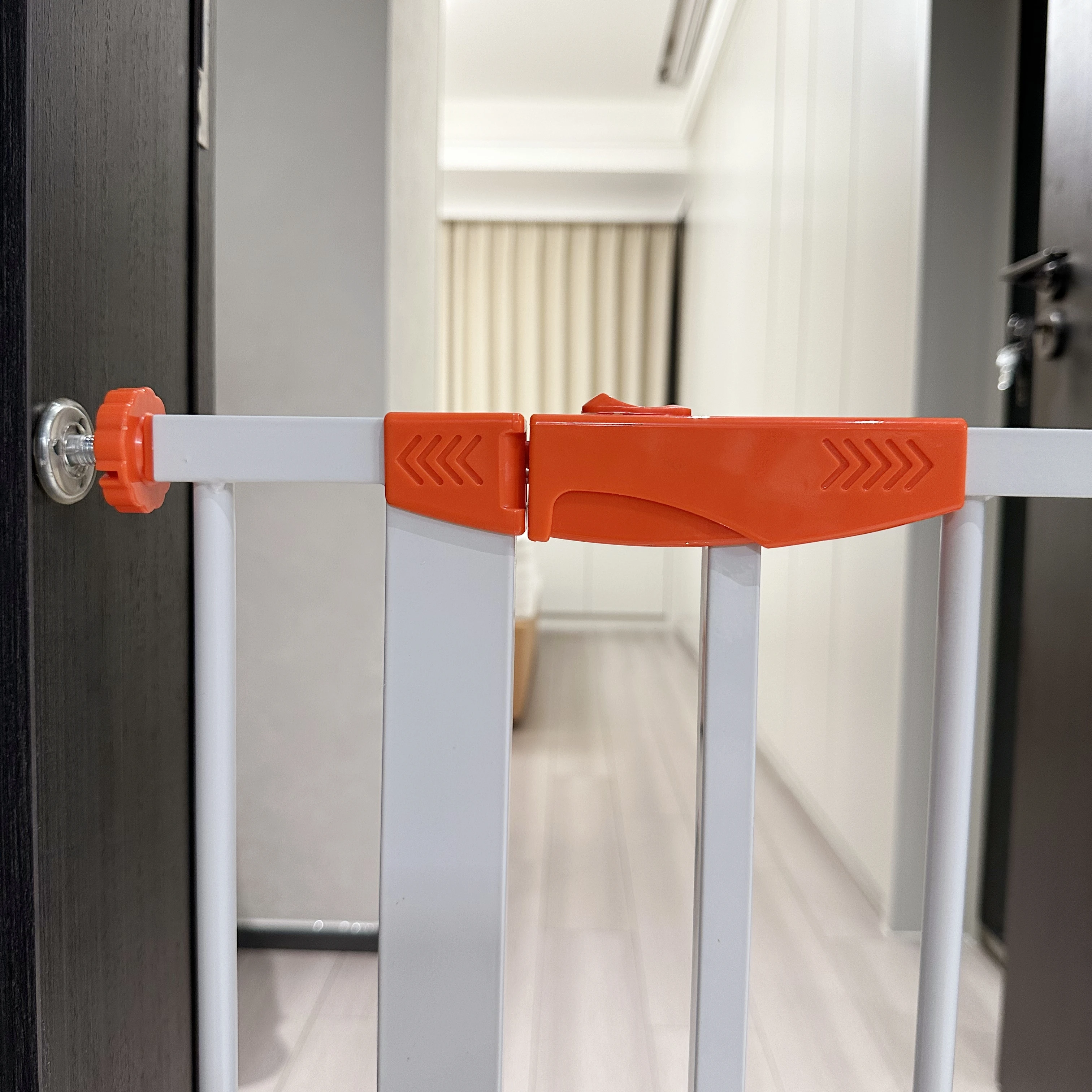 No Holes Needed Baby Gates Fence For Stairs Home Metal Baby Safety Gate For Stairs For Stairs Safety Guard Fence Adjustable