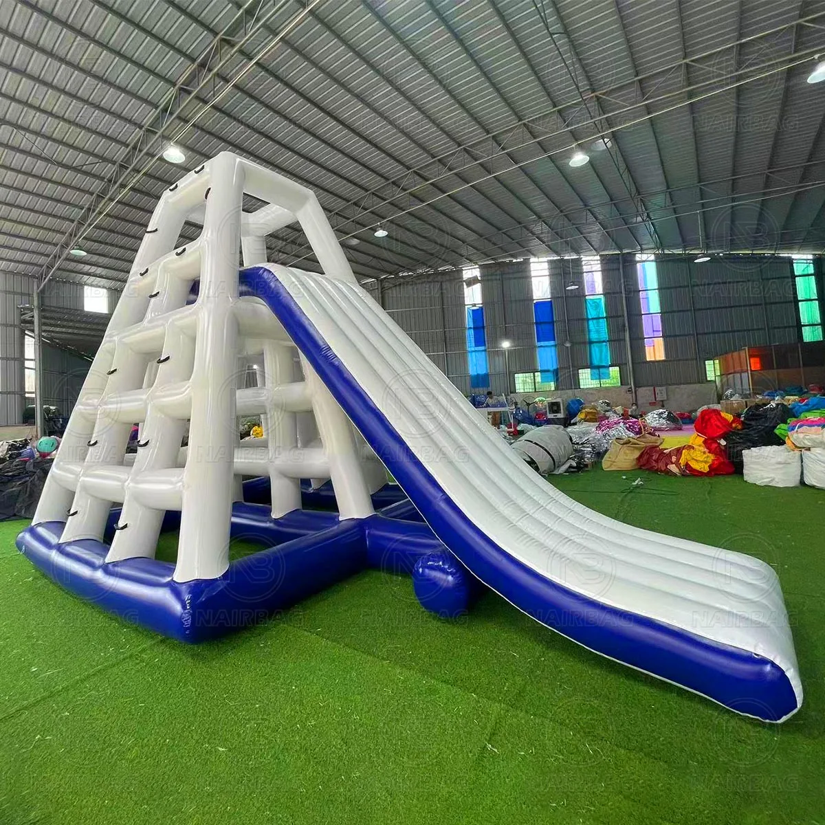 Commercial Inflatable Blow-Up Water Slide Drifting Pool Floating Moving Water Park for Kids and Adults