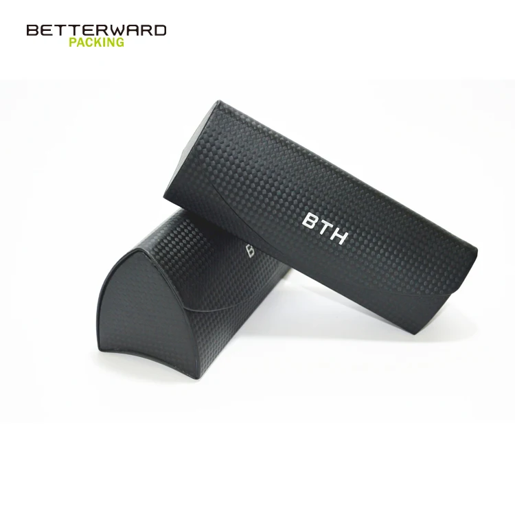 PU leather hard sunglasses case Eyewear Custom Logo Glasses case packaging