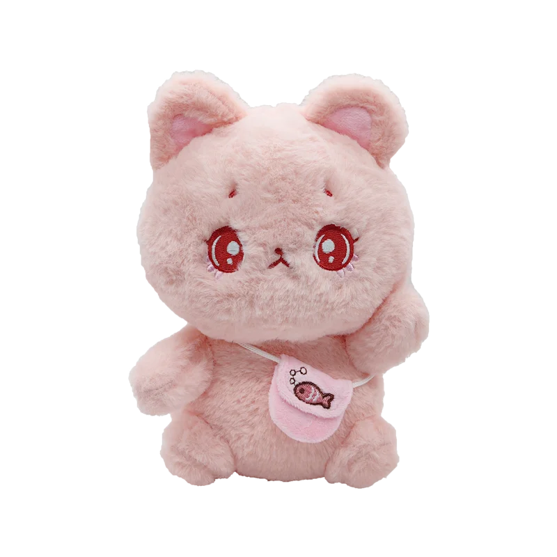 Cheap Price Comfortable Hand Feel Realistic Cat Plush Animal Standing Cat Stuffed Toy
