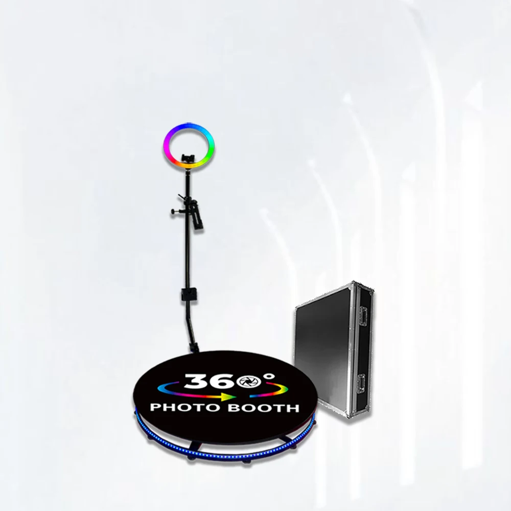 68Cm Photo Booth Automatic Manual With Ring Light Mirror Photo Booth Rotating Adjustable Hot Sale New In Stock Photo Booth