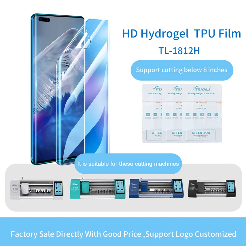  Universal protector cutting machine Material TPU hydrogel Protector film for any cell phone model Screen Hydrogel