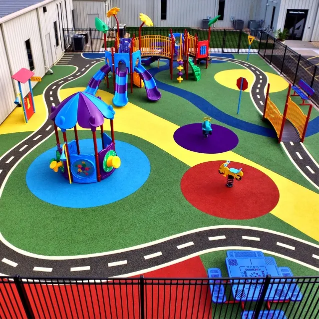 Polyurethane Adhesive and EPDM Granules for Playground Floor Plastic Ground Runway