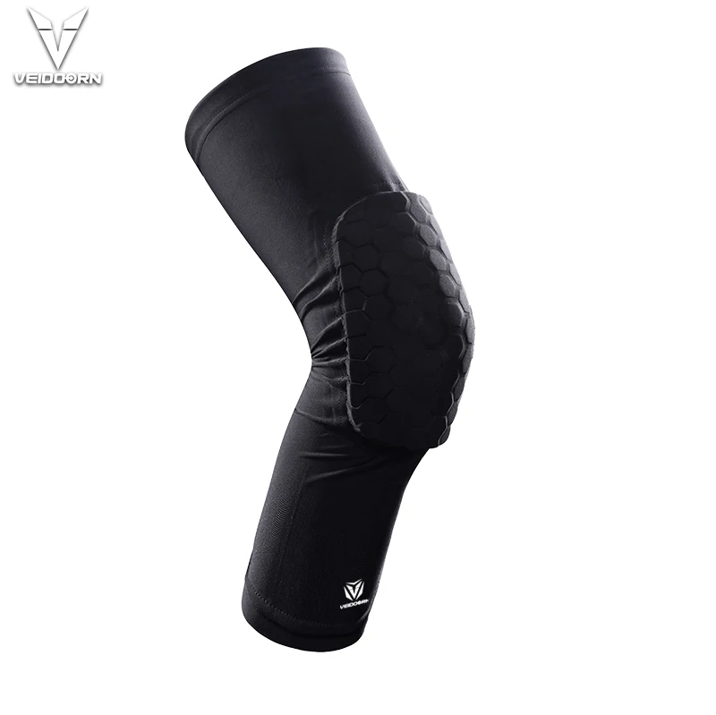 Good Quality Compression Basketball Knee Support/Sleeve/ Pads/Brace Protector with Honeycomb