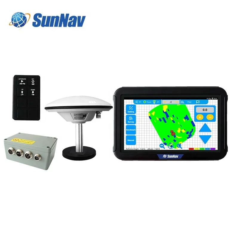 SunNav AG2000-3 Leveler GPS agriculture Farm GPS Land Leveling  blade Trimble Field Level II Moba scraper