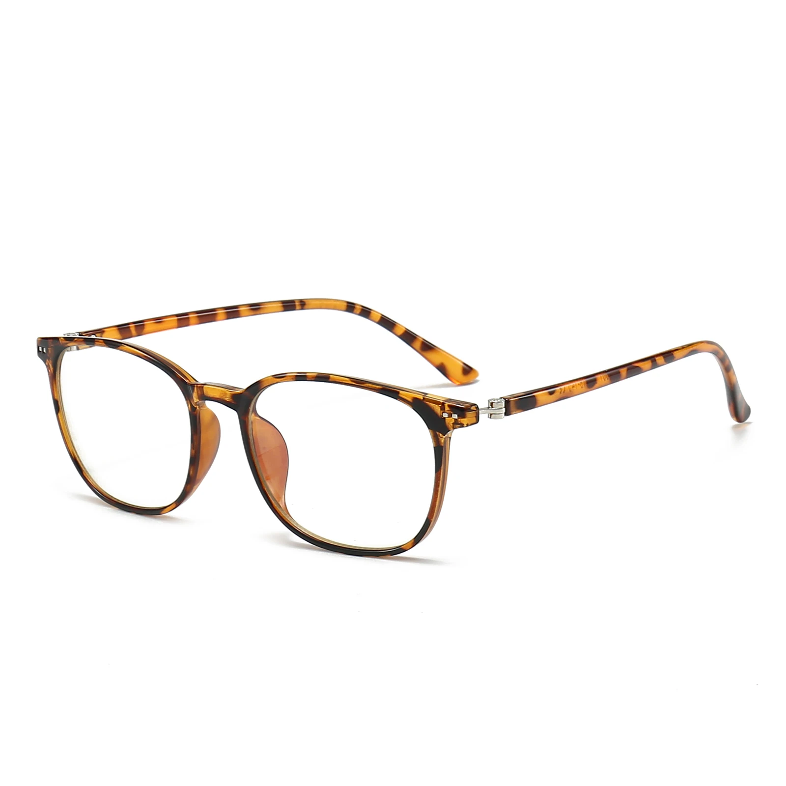 New Brand TR90 Metal Hinge Eyeglasses Retro Chinese Classic Vintage Optical Frame Clear UV400 Lenses Anti Blue Light Nose Pad