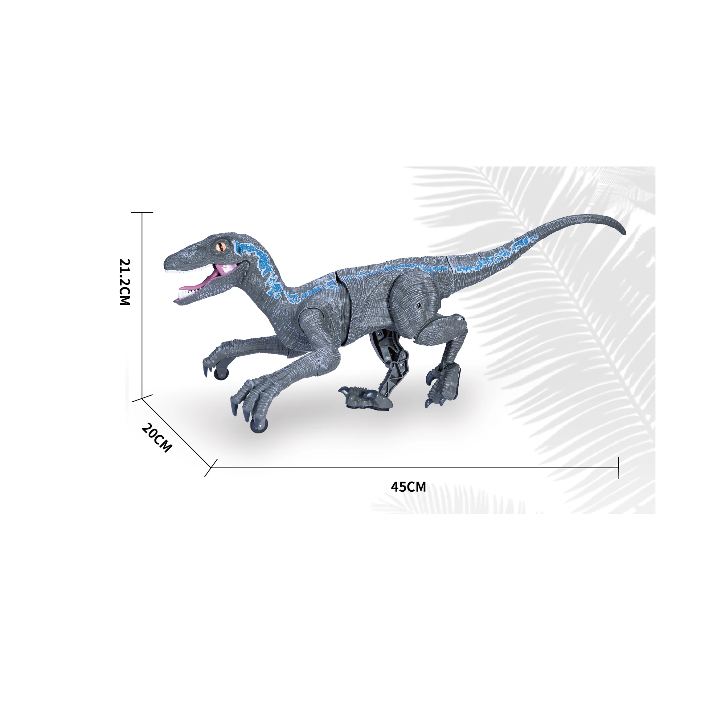 HPD LED Infrared Induction Remote Control Dinosaur Animals Toys Realistic T-Rex Battle Dino Dinosaur Toy with Glowing Eyes