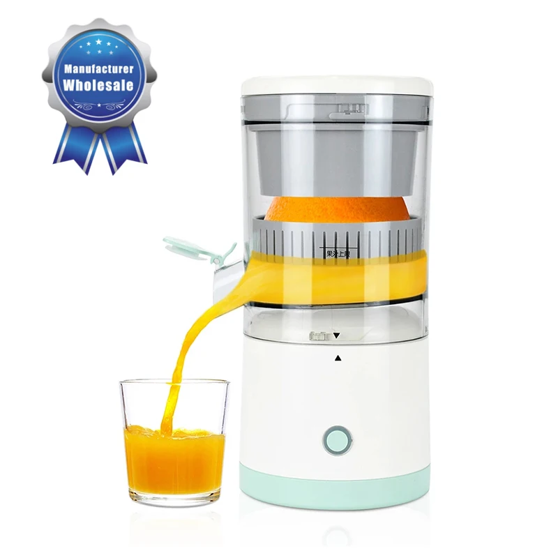 Portable Charging White Automatic Citrus Juicer Usb Fruit And Vegetables Juicer Blender Compact Home Orange Mini Slow Juicer