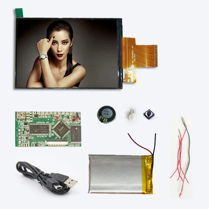 Хит продаж 5 дюймов карты брошюр ЖК-экран дисплей видео модуль DIY электронный компонент