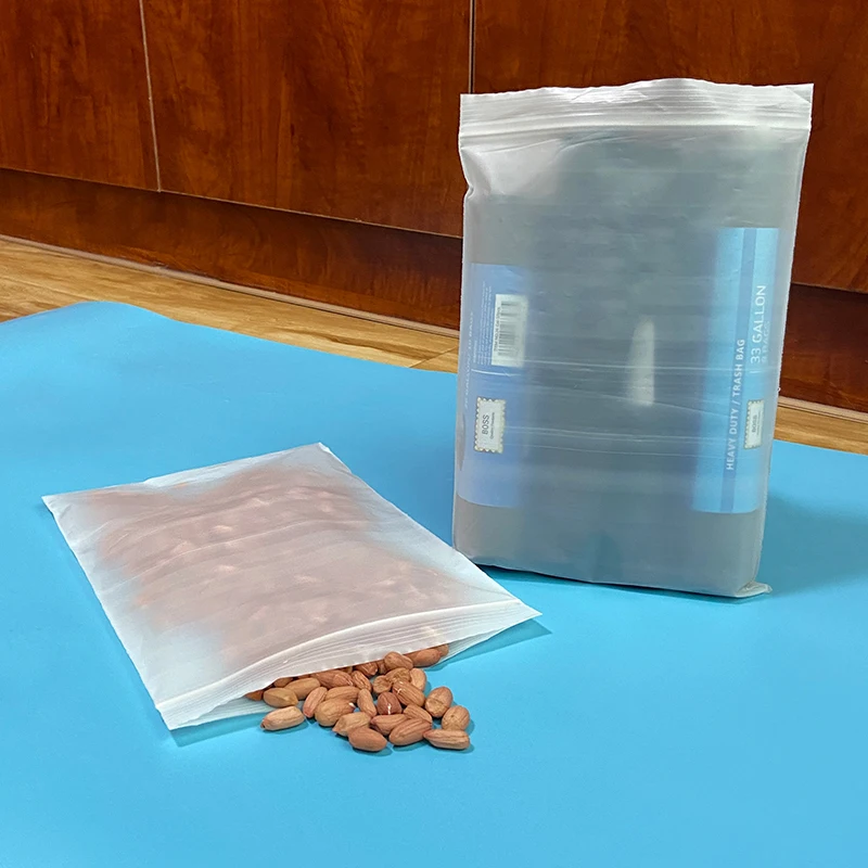Custom printed heavy duty clear pla resealable cornstarch biodegradable plastic thick packaging zipper bags for clothing