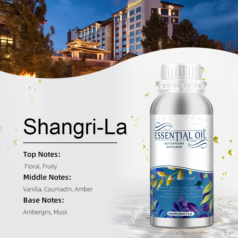 Factory Wholesale Aroma Essential Fragrance Oil Shangri-La Hotel Oil Scent Fragrance For Diffuser Machine