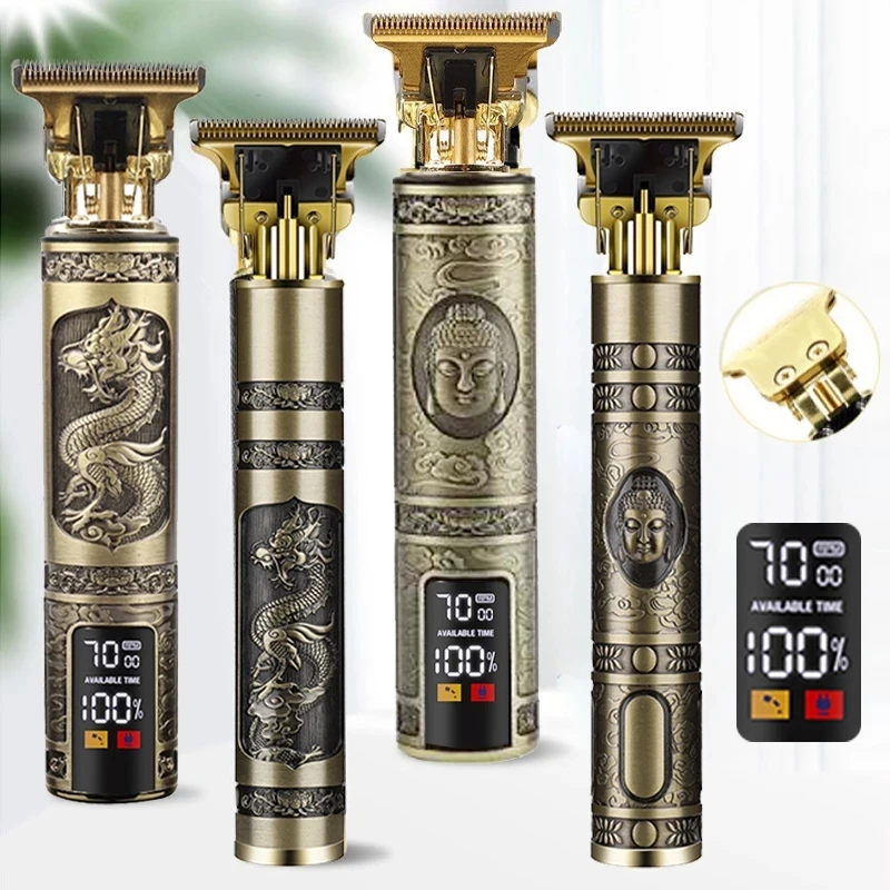 Chinese Factory Professional Hair Removal Appliances Lcd Display All Metal Amazon Electric Hair Trimmer