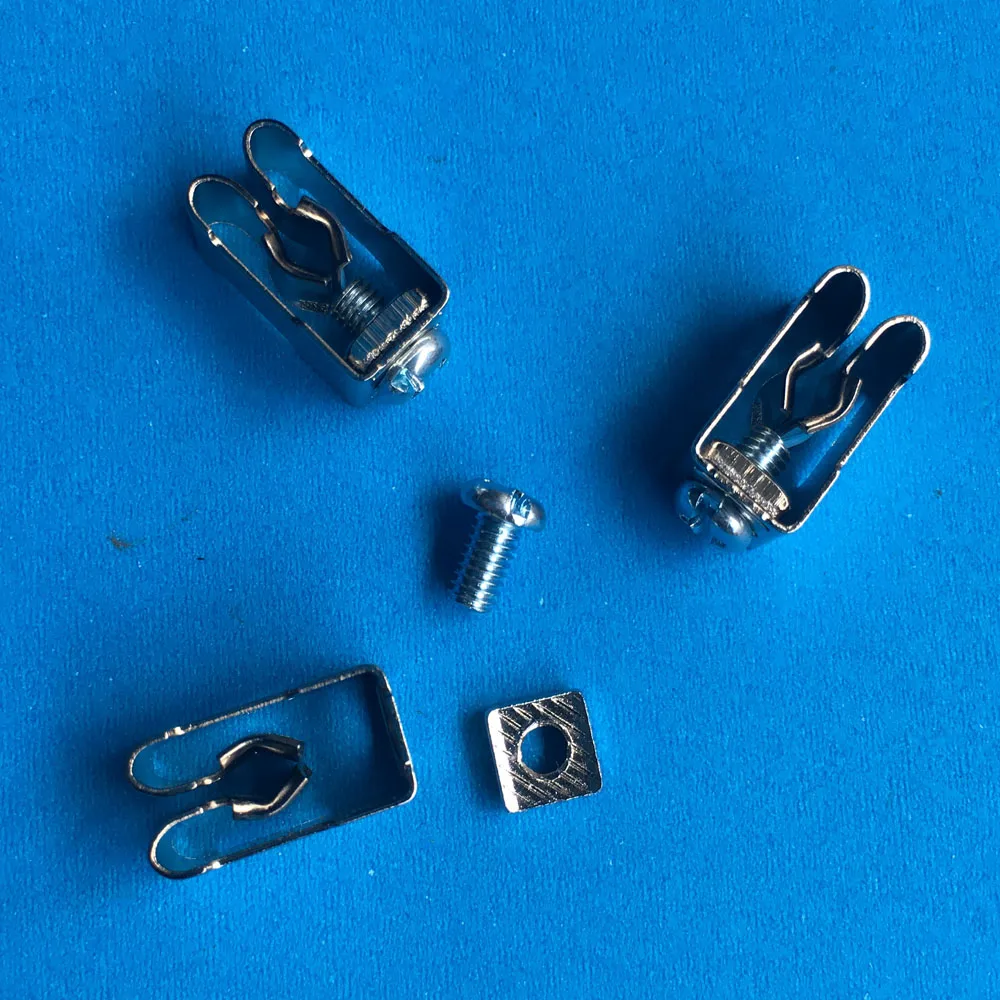 oem 2 holes Electrical Power Socket insert switch terminal contact electrical accessories brass stamping electric contacts