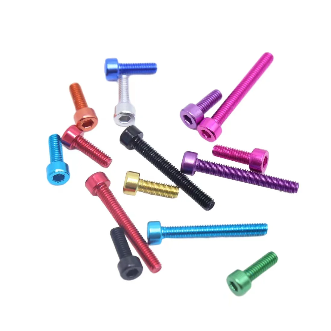 Button-Head Torx Screw Rainbow Fastener M5x10mm Rainbow Pan Head Titanium Bolts