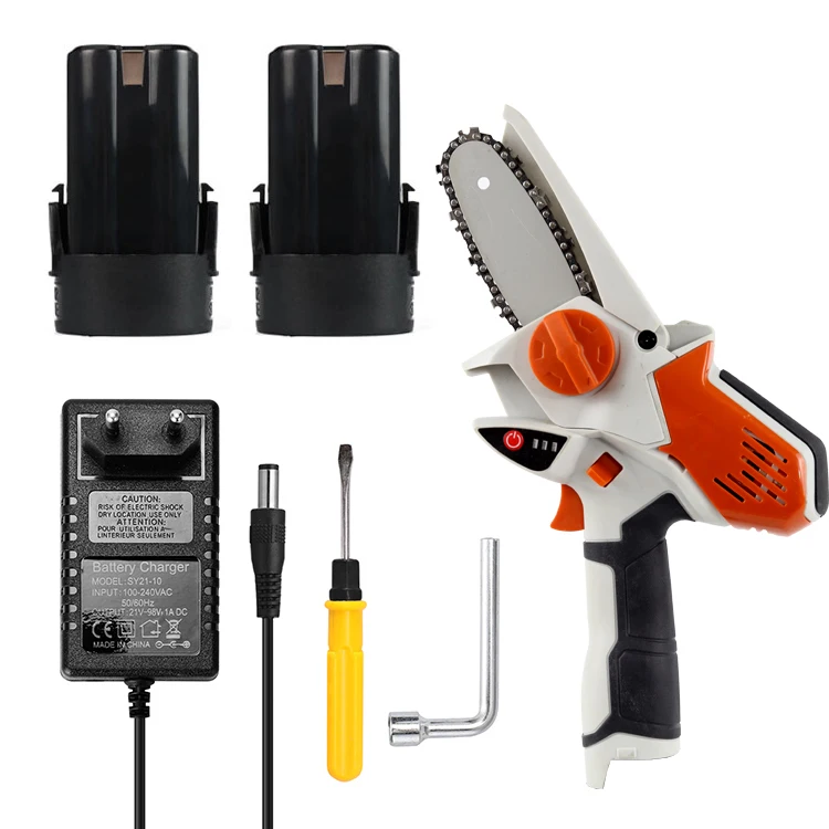 ACS142 Factory Price Garden Work Tools 4 inch or 6 inch Mini Chain Saw Cordless Chainsaw