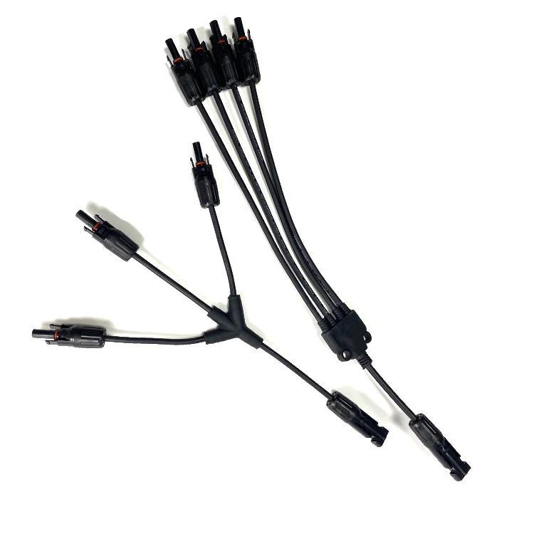 Solar Connector, 1 to 4 Solar Panel Connector, IP67 IP68 Solar Y Branch Connectors for Solar Panels,Solar Cells