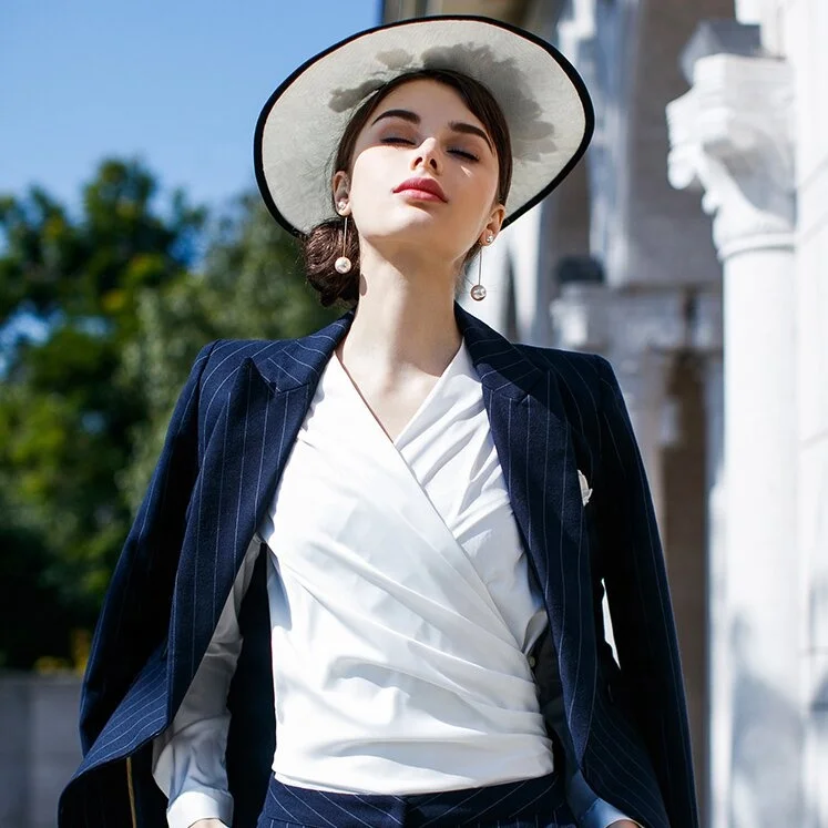 2024 fashion elegant blouse et chemises pour femmes blouses lady women blouses  in stock OEM  ODM small batch production