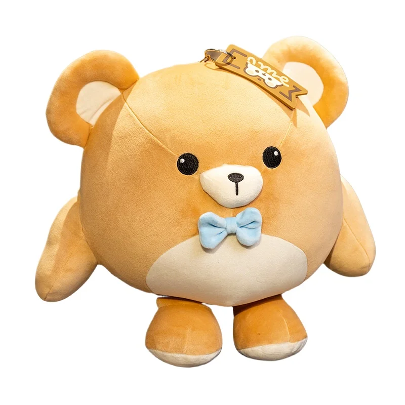 Mengai Genuine Puff Party Lost Heart Bear Plush Toy Cute Cartoon Doll Doll For Girls Birthday Gift Cushion
