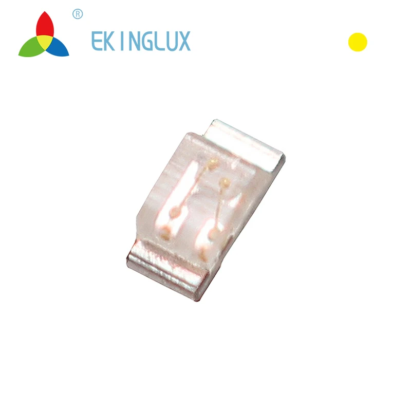 Ekinglux high quality top 10 led 0402 yellow light emitting diode mini led components pcb chip led smd