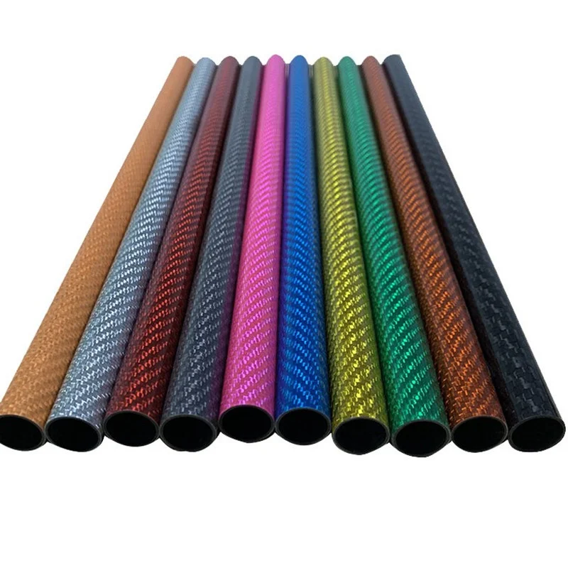 
Professional Manufacturer OEM ODM 3k Color 8 Pure Carbon Square Carbon Fiber Tube 30mm 