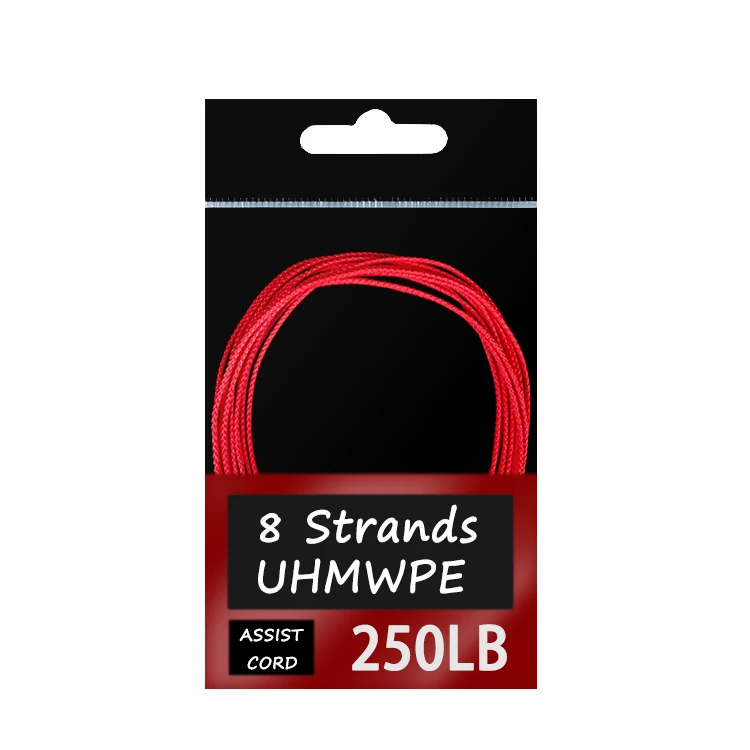 50lb/180lb/250lb  UHMWPE auxiliary ropes High strength assist hooks line