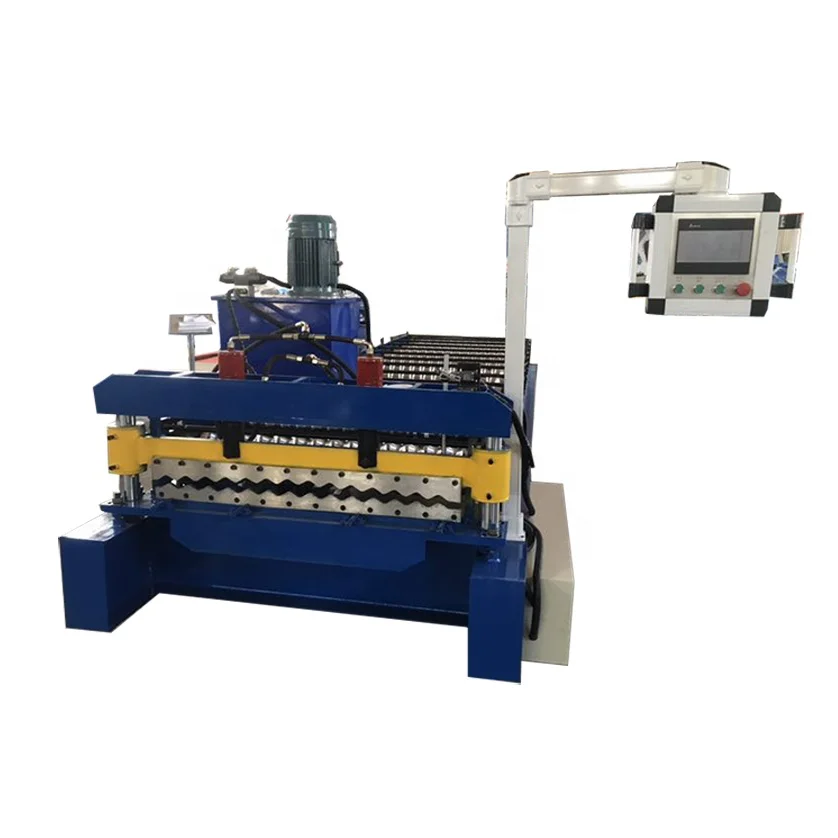 High efficiency roll forming machine corrugated metal roofing sheet roll forming machine roof panel roof tile making machine