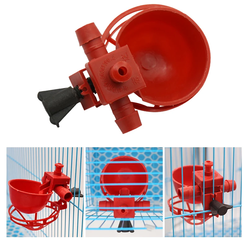 Automatic Poultry Drinkers Chicken Water Drinker Plastic Pigeon Drinker Drinking Water Bowl for Birds