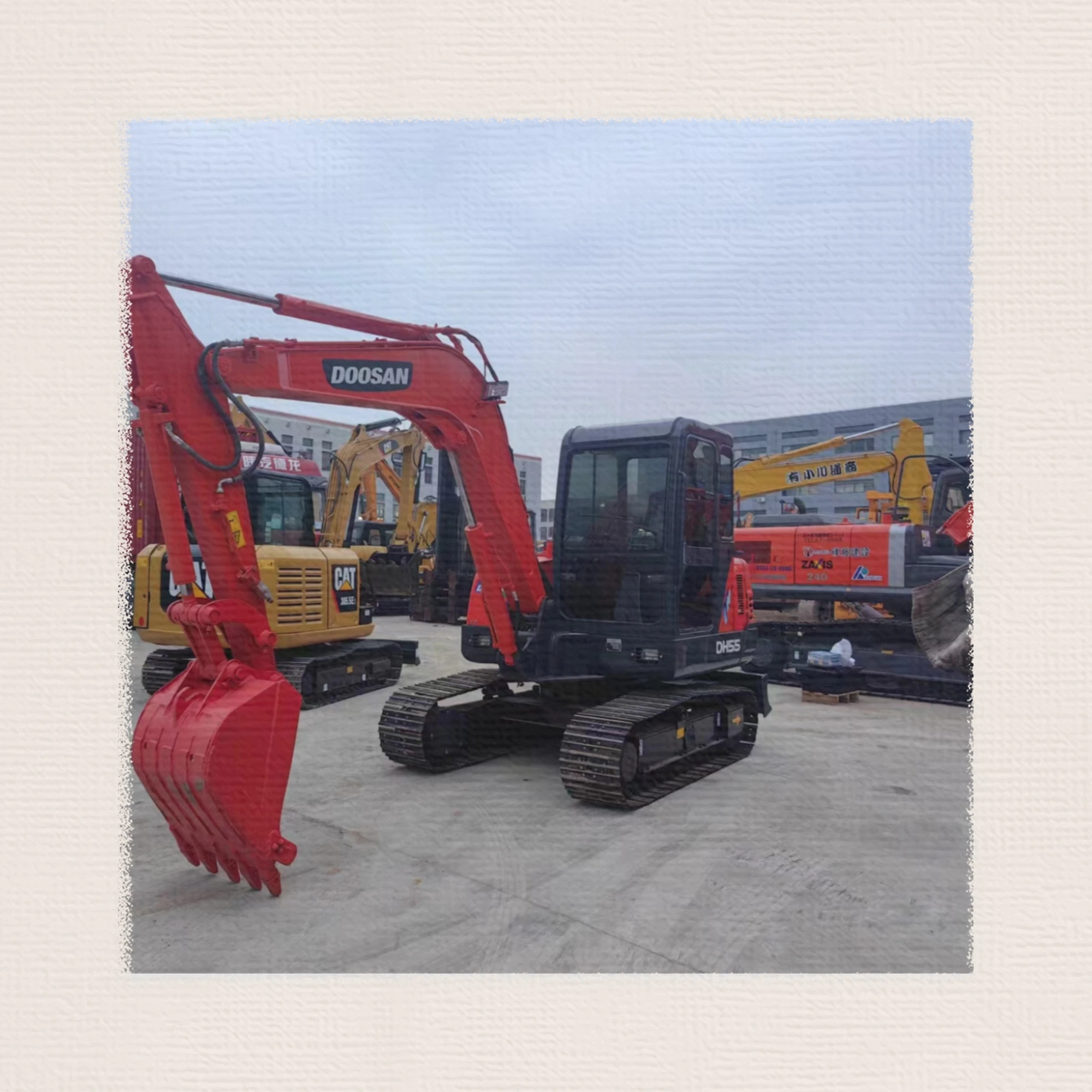 Used Doosan Mini Crawler Excavator Dh55,Doosan Dh55 Dh60-7 Dh70 Dh80 Excavator Made In South Korea,Doosan Dh55 Excavator
