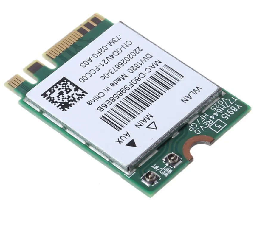  Для Atheros QCNFA344A DW1820 802.11AC BT 4 1 867 Мбит/с WLAN WiFi Беспроводная NGFF мини карта лучше чем