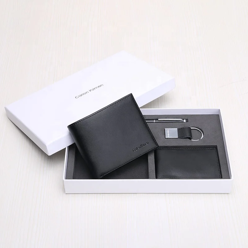  Кошелек RFID из натуральной кожи для мужчин изысканный подарочный