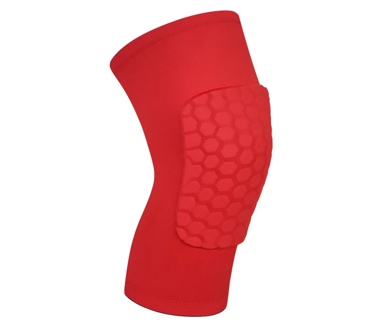 Protective Compression Silicone Basketball Volleyball Honeycomb Anti Collision Knee Support Knee Pads
