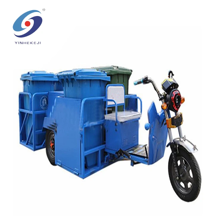 Factory direct dumping bucket electric tricycle /three wheel collection transportation garbage truck