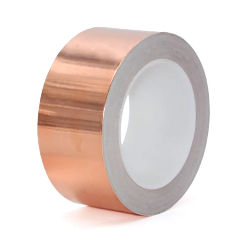 Adhesive Cutting Rolled Flakes Battery Strip Thick Insulated Manufacturers Stained Glass Cicada Pure 100vdc Copper Foil
