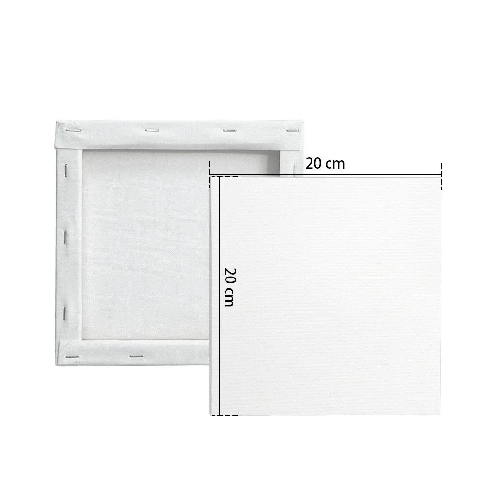 Cotton Wooden Canvas Frame Small Blank Stretched Canvas For Acrylic Drawing