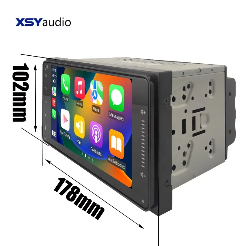 xsyaudio Hot Sale 7 inch IPS Touch Screen Android Car Monitor Wireless Phone link  WiFi BT Phone Car dvd player