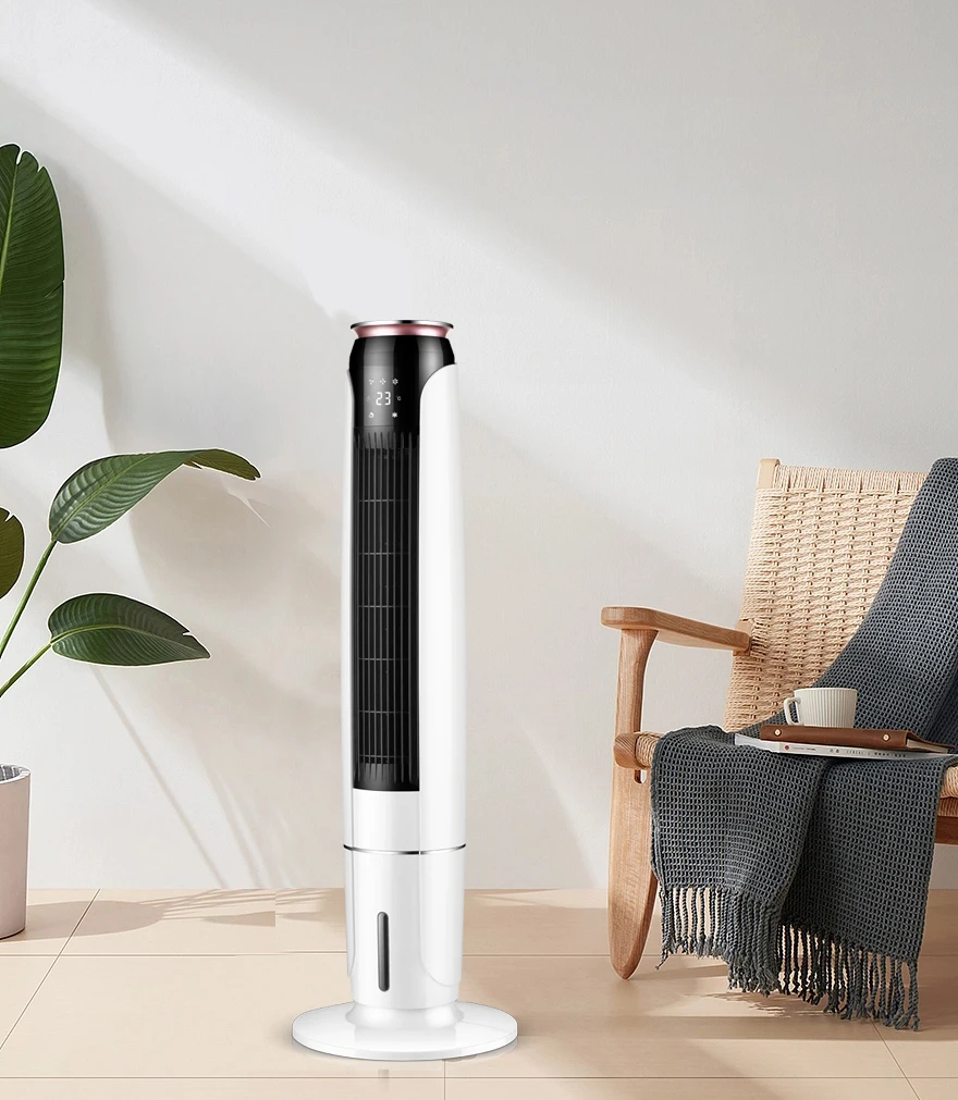 Water Cooling fan with water tank Bladeless Water Evaporative air cooling fan household air cooler