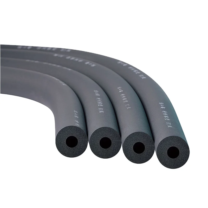
black Closed cell rubber thermal insulation for Heat Preservation in Pipes 