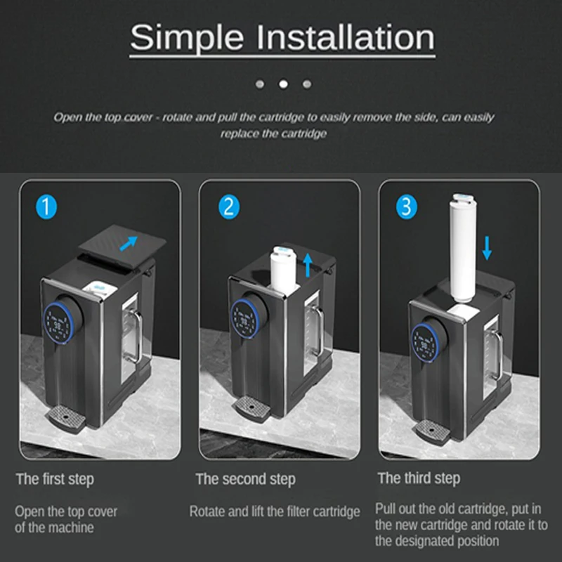 Office Home RO Water Purifier System Instant Hot Water Dispenser Hot & Cold Water Dispenser filter with UV TDS
