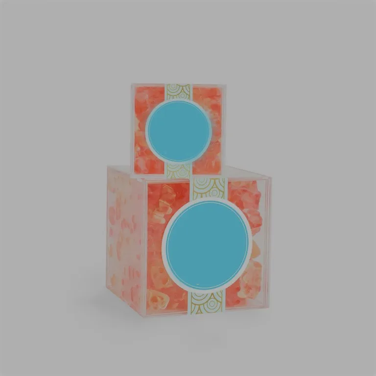 Custom printing plastic gift  package box empty pvc pp transparent packaging box