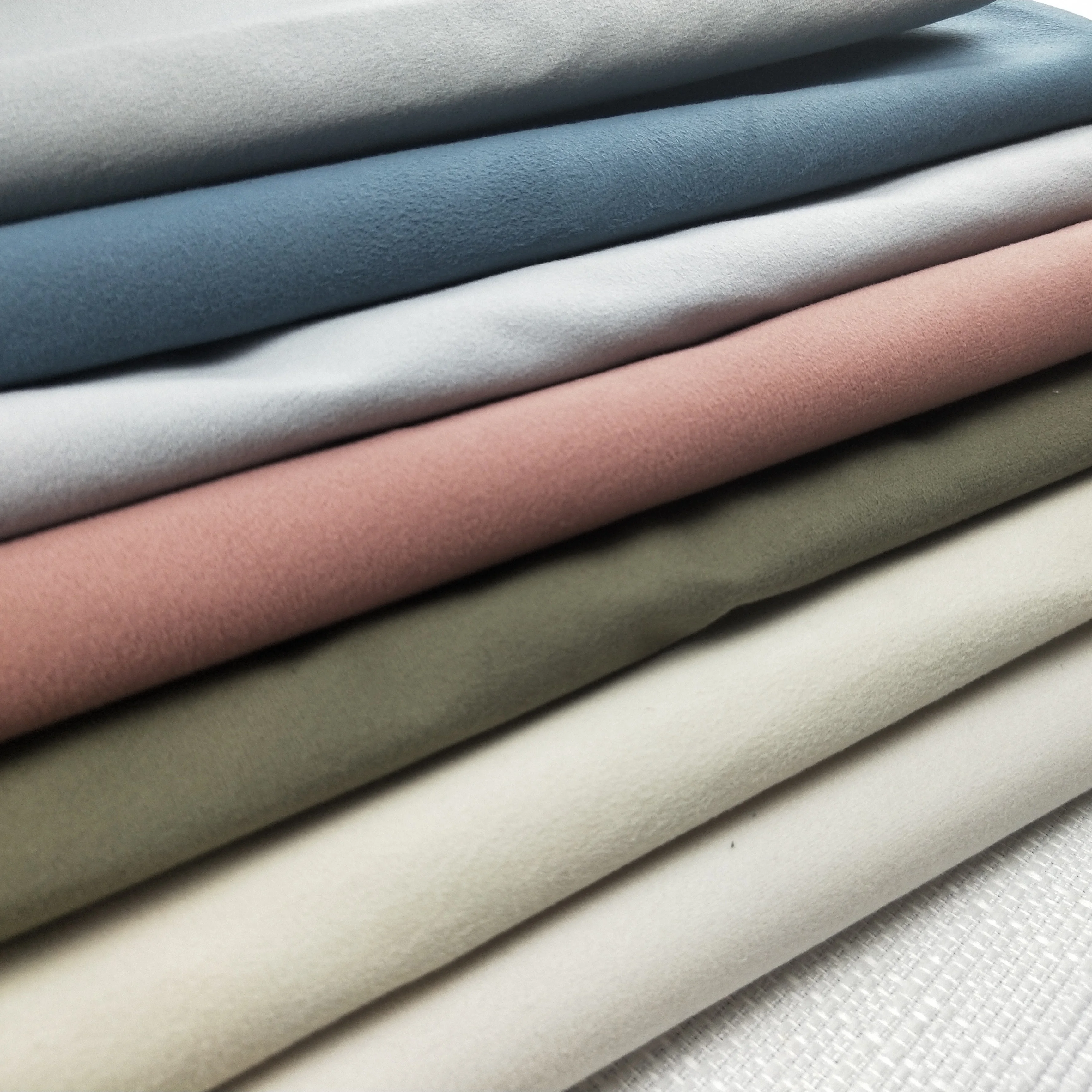 Zhejiang Factory Army Green sofa furniture plush fabric upholstery chairs covers living room sofas home textile