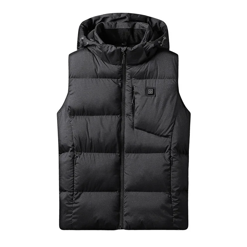 Amazon, легкие мужские теплые жилеты, теплые легкие безопасные жилеты с подогревом, зима TH11029