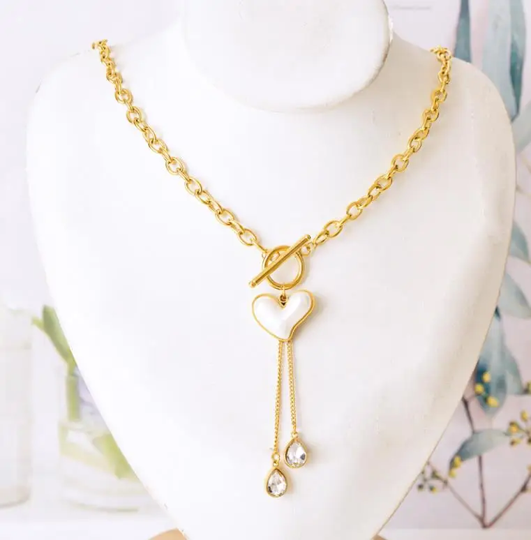 Double layer necklace Fashion Euro-American style eyes palm long fringe flower sweater chain For women fine jewelry