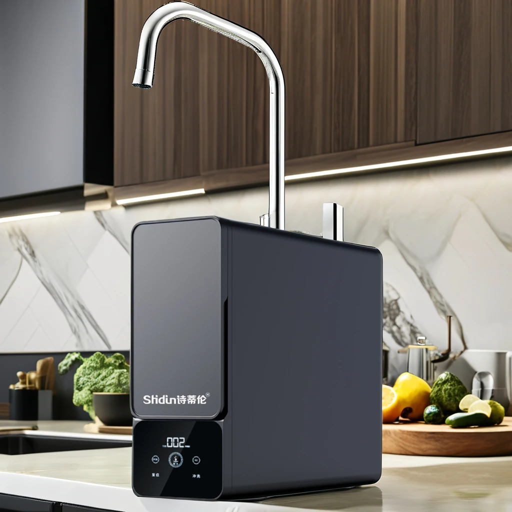 Reverse Osmosis Filter Scale Removing TDS Reduction 1000GPD Tankless Under Sink RO Water Filtration System For Home Kitchen